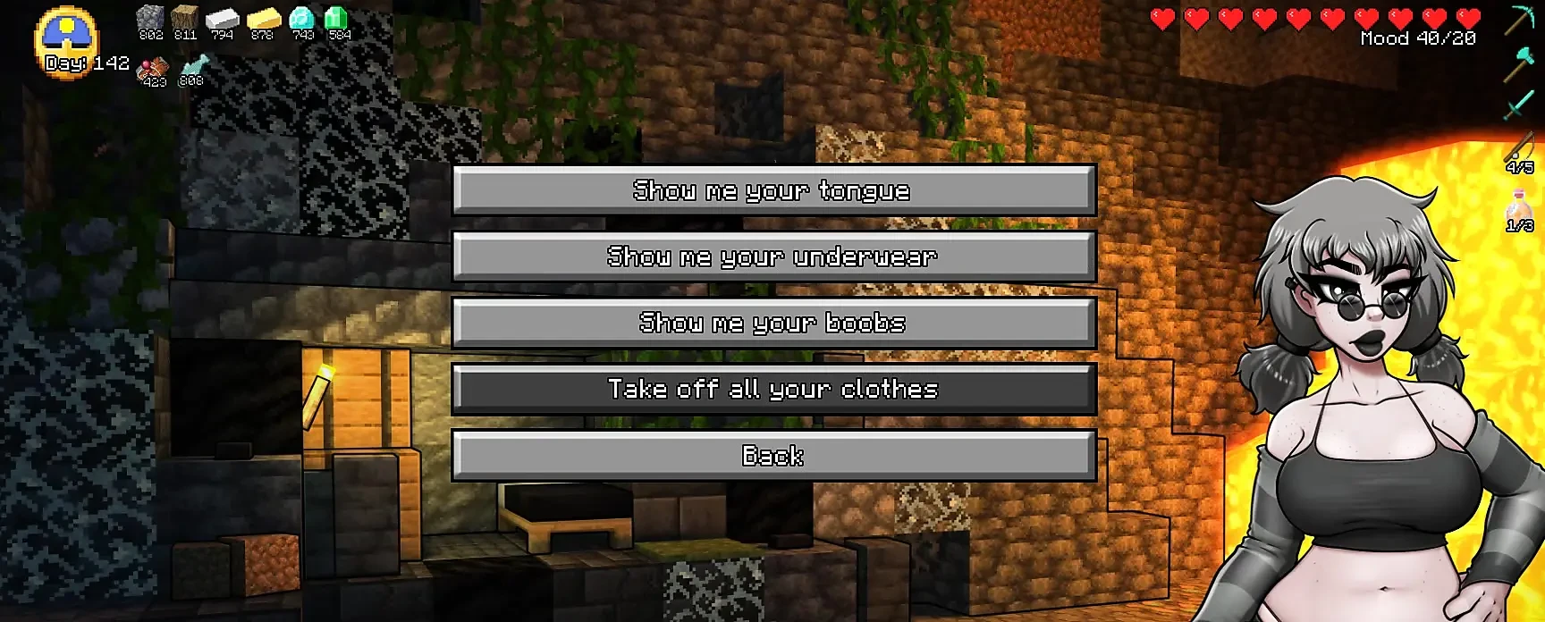 Minecraft Horny Craft Part 87 Horny Bicth Breastfeeding Her Cow Step Mom by Loveskysanhentai