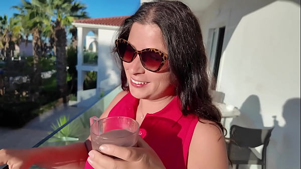 A Morning at the Hotel with my Horny StepMom – a hard orgasm